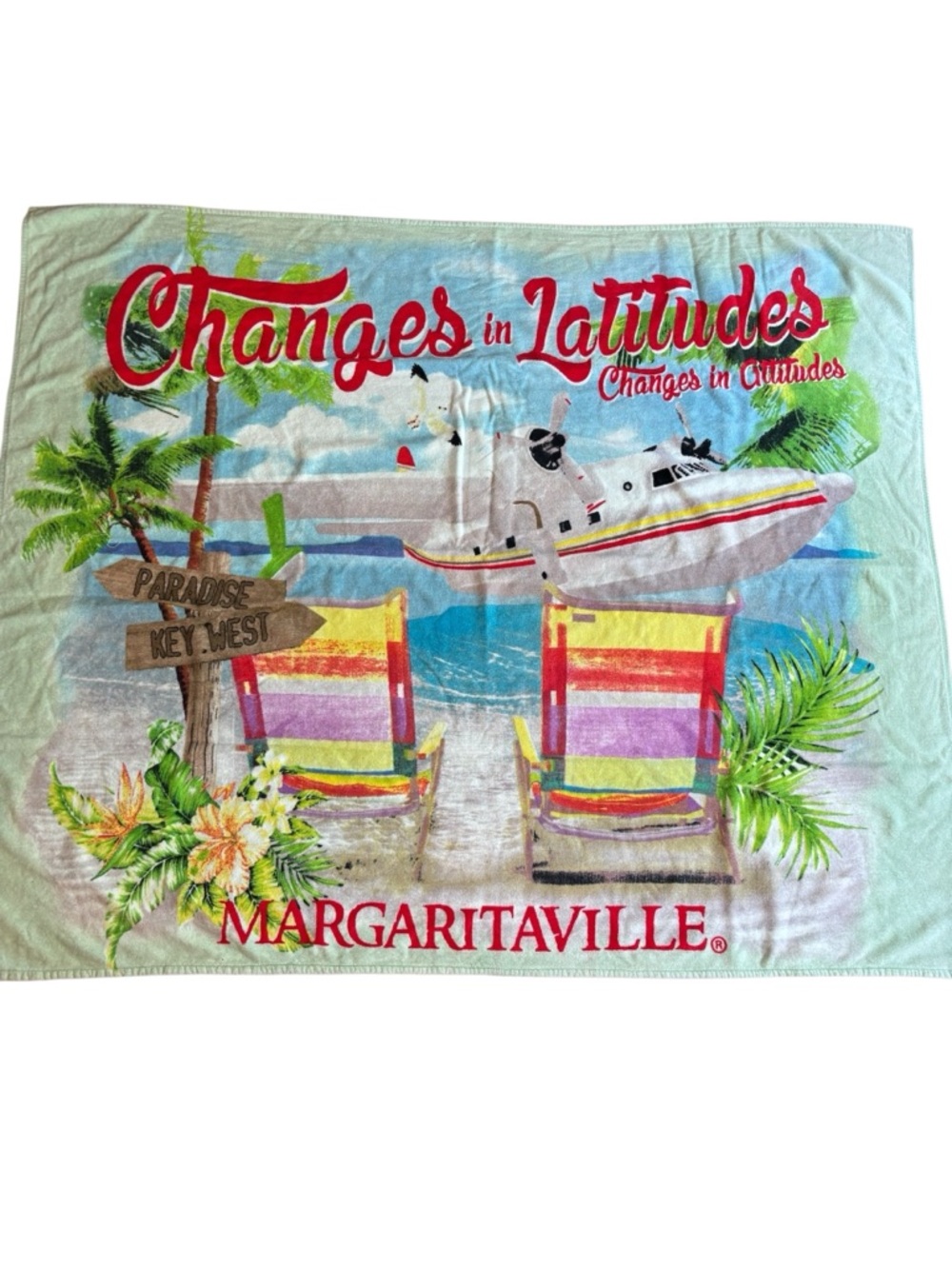 Margaritaville Beach Towel Oversized Key West 55x65